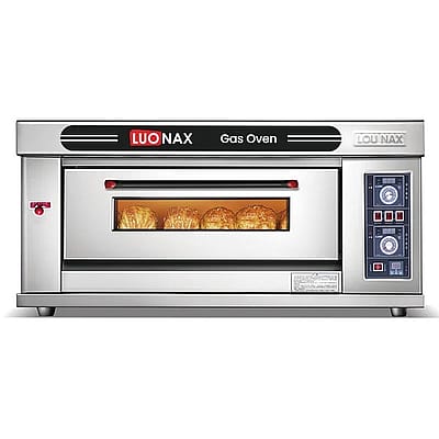 Luonax HGB-20Q — 1 Deck 2-Tray Gas Deck Oven