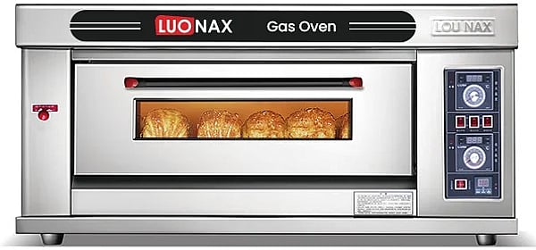 Luonax HGB-20Q — 1 Deck 2-Tray Gas Deck Oven